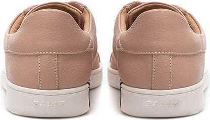 Elegant Pink Leather Sneakers for Women's Women - Image 5