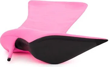 Elegant Pink Polyester Ankle Women's Boots - Image 5