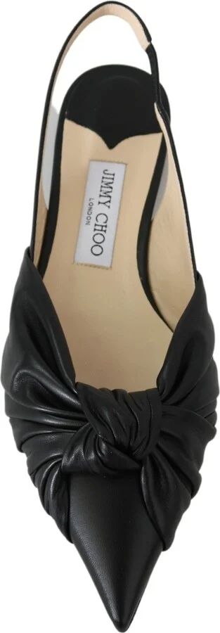 Elegant Pointed Toe Leather Women's Flats - Image 4