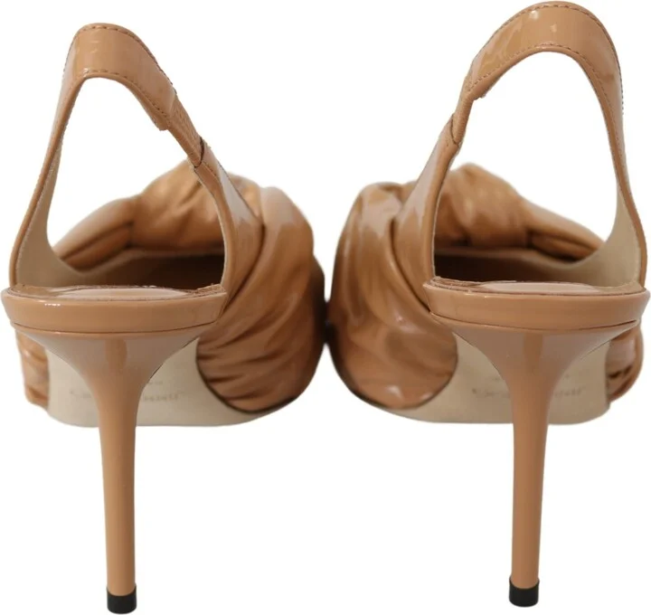Elegant Pointed Toe Leather Women's Pumps - Image 5