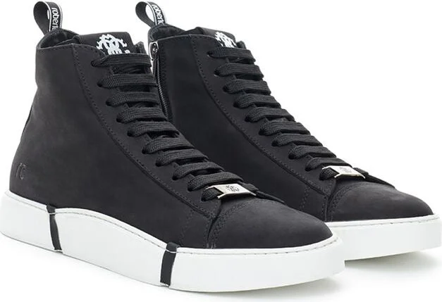 Elegant Suede Sneakers in Chic Women's Black - Image 3