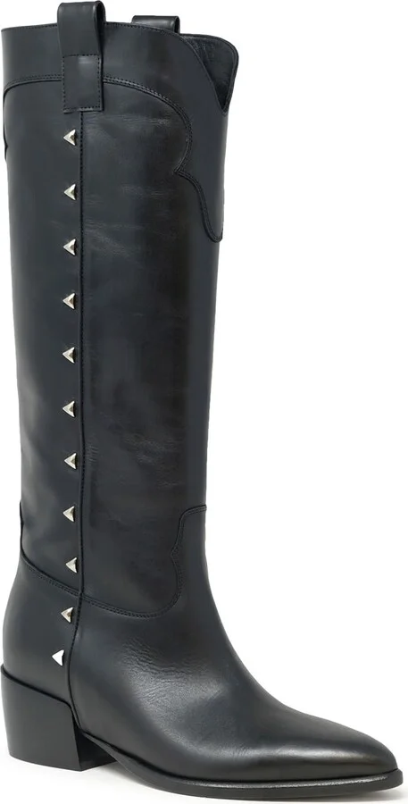 Elena Iachi Black Leather Yvette Ankle Boots - Image 2