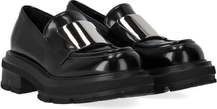 Elena Iachi Black Loafer - Image 2