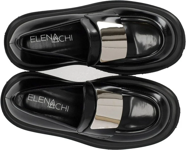 Elena Iachi Black Loafer - Image 5