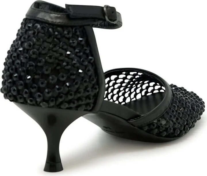 Elena Iachi Leather/glitter Sandals - Image 3