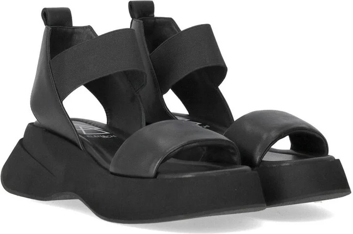 Elena Iachi Lena Black Platform Sandal - Image 2