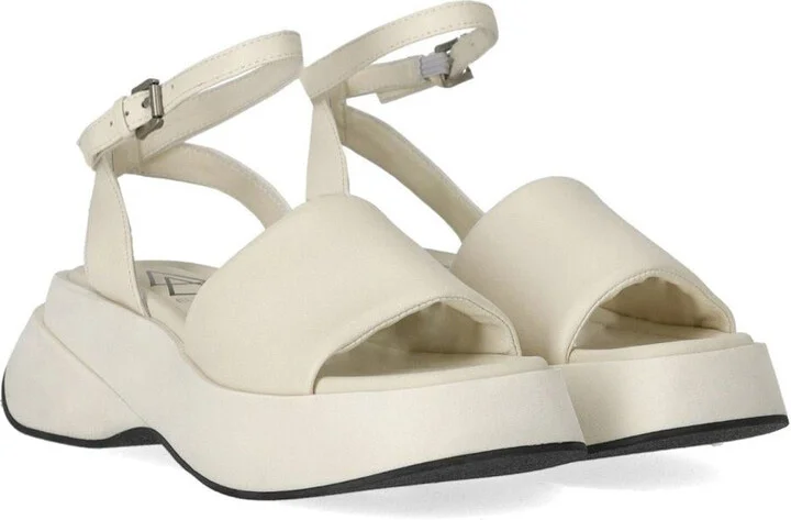 Elena Iachi Lena Ivory Platform Sandal - Image 2