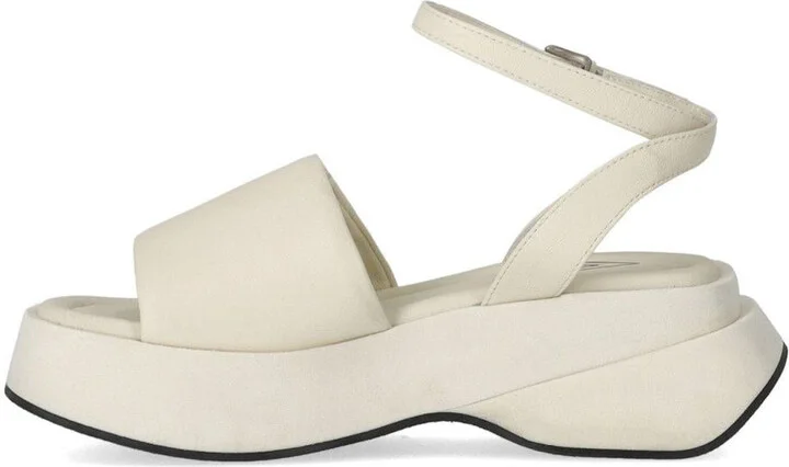 Elena Iachi Lena Ivory Platform Sandal - Image 3