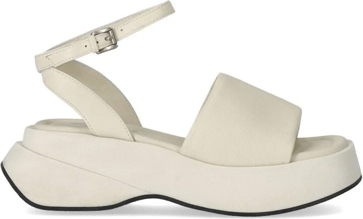 Elena Iachi Lena Ivory Platform Sandal