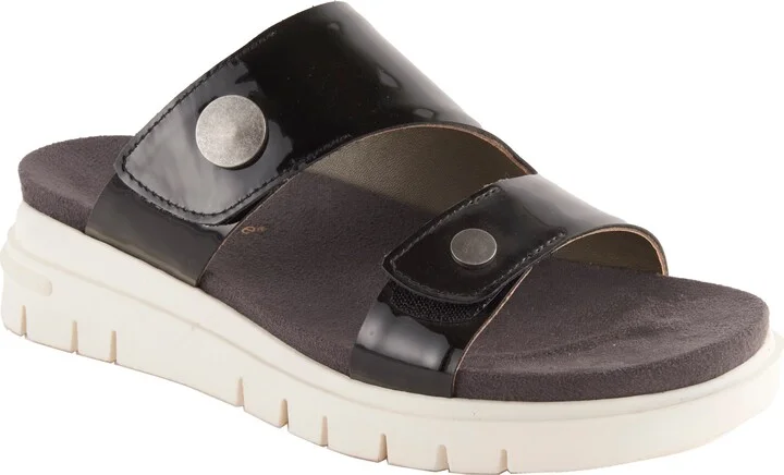 Elena Wedge Slide Sandal