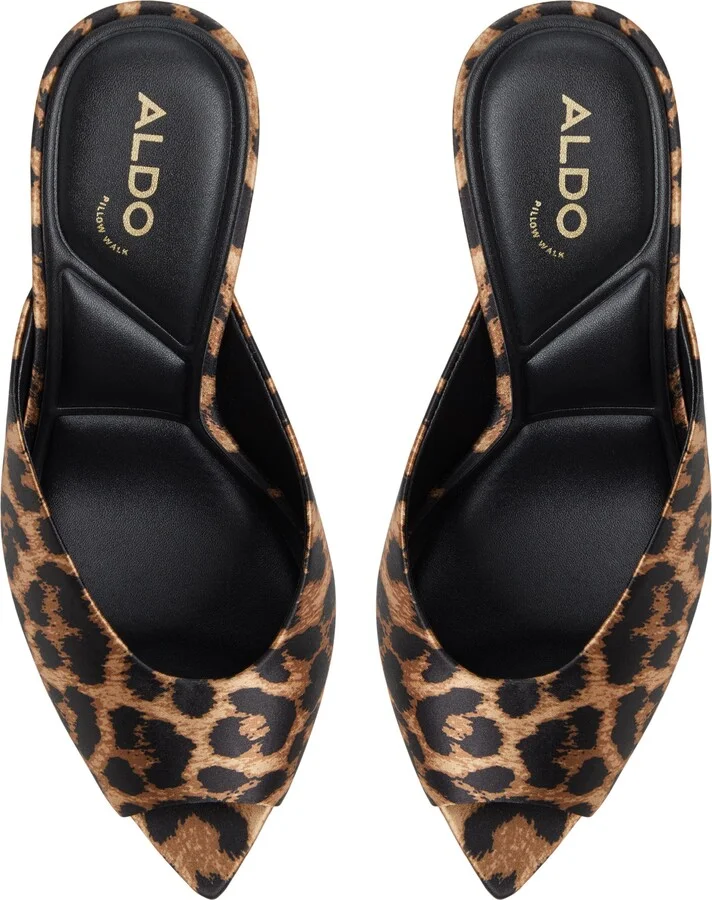 Elenara Pointed Peep Toe Mule - Image 4