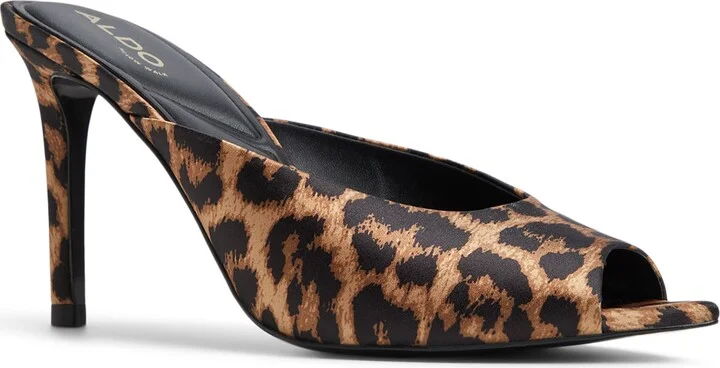 Elenara Pointed Peep Toe Mule