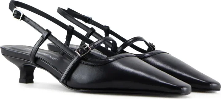 Elenne pointed-toe kitten-heel pumps - Image 2