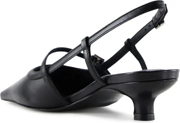 Elenne pointed-toe kitten-heel pumps - Image 3
