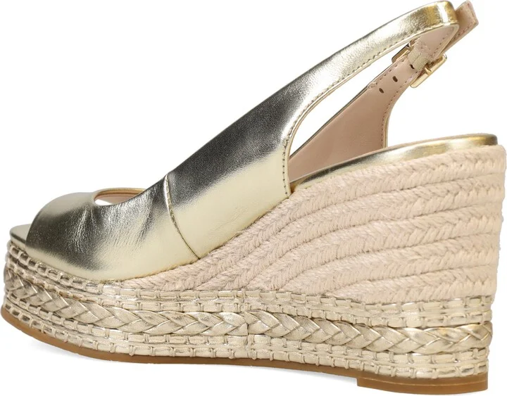 Eleny Slingback Espadrille Platform Wedge Peep Toe Sandal - Image 2