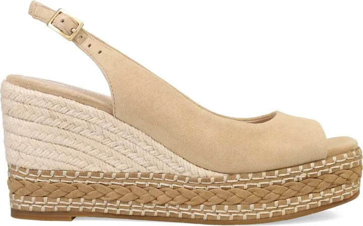 Eleny Slingback Espadrille Platform Wedge Peep Toe Sandal - Image 10