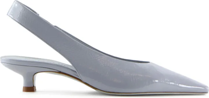 Eleonora patent-leather slingback pumps