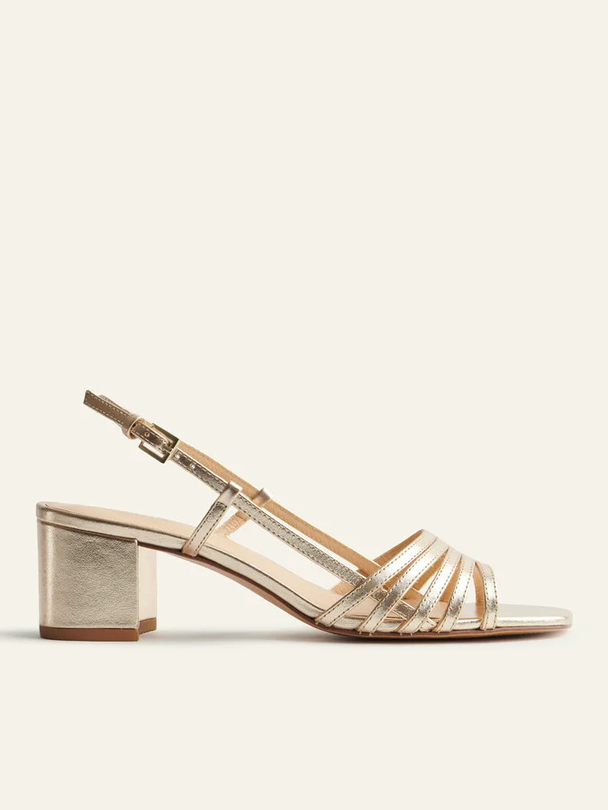 Eleonora Sling Back Block Heel Sandal - Image 2
