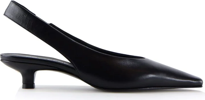 Eleonora Slingback, Black Leather