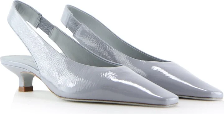 Eleonora Slingback, Ice Blue Patent - Image 6