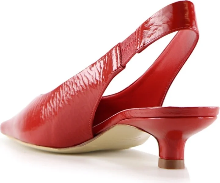 Eleonora Slingback, Red Patent - Image 5