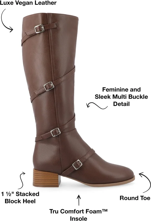 Elettra Tru Comfort Buckle Knee High Boot - Image 10