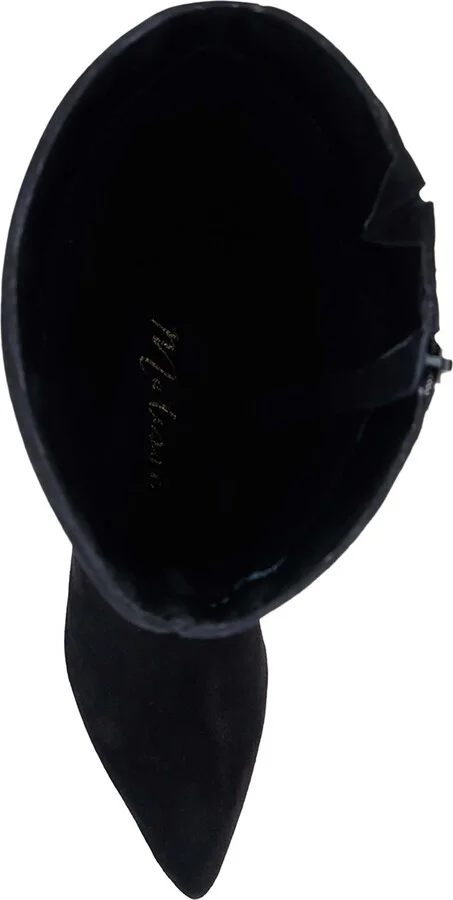 Elevate Pointed Toe Knee High Kitten Heel Boot - Image 4