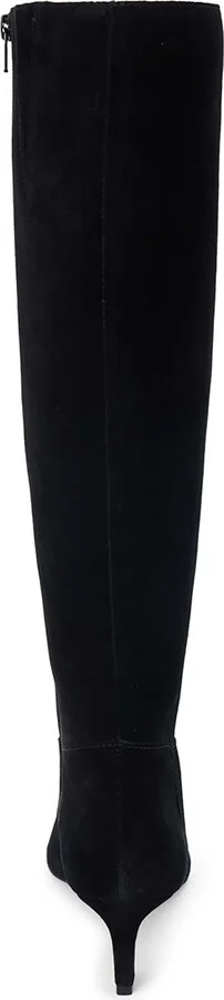 Elevate Pointed Toe Knee High Kitten Heel Boot - Image 6