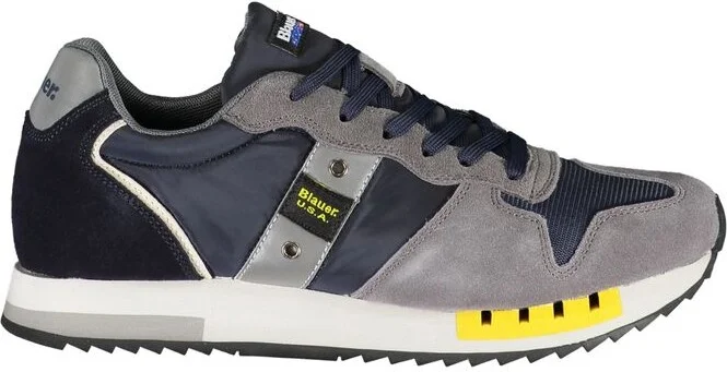 Elevate Your Step: Contrast Lace-Up Men's Sneakers