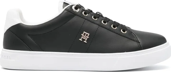 Elevated leather sneakers