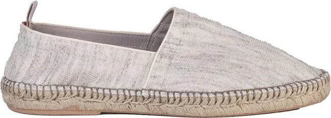 Eleventy Almond Toe Slip-On Espadrilles