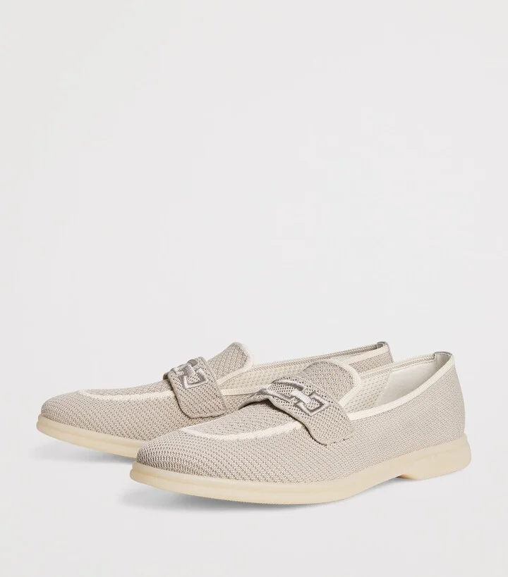 Eleventy Knit Moccasins - Image 3
