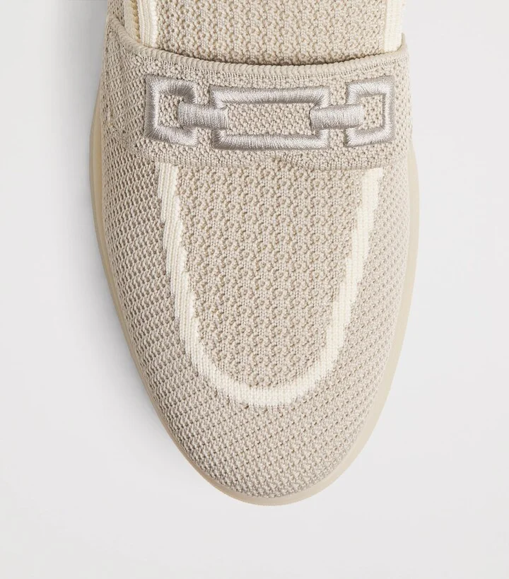 Eleventy Knit Moccasins - Image 5