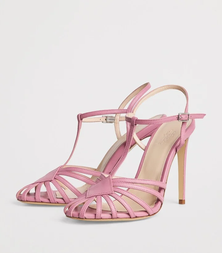 Eleventy Leather Heeled Sandals 120 - Image 3