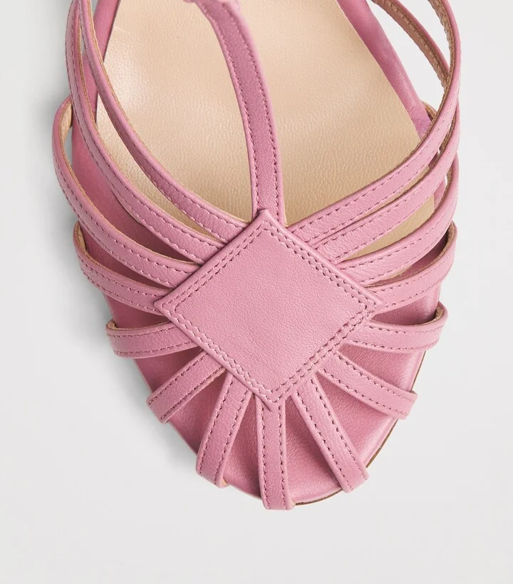 Eleventy Leather Heeled Sandals 120 - Image 5