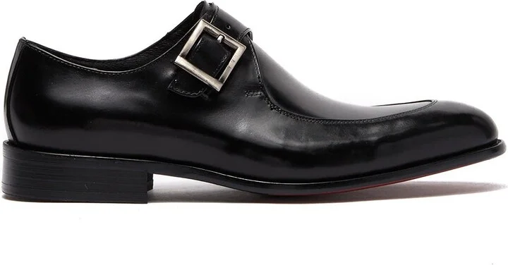 Eli Buckle Strap Leather Loafer - Image 3