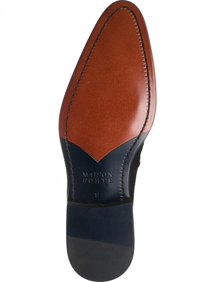 Eli Buckle Strap Leather Loafer - Image 4