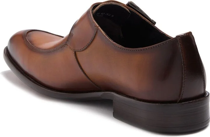 Eli Buckle Strap Leather Loafer - Image 7