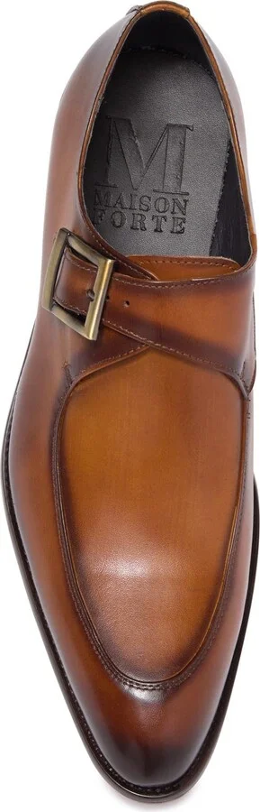 Eli Buckle Strap Leather Loafer - Image 9