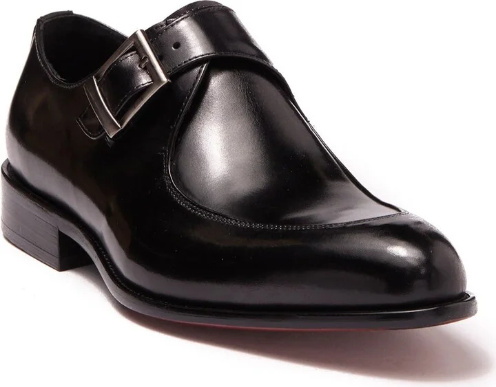 Eli Buckle Strap Leather Loafer