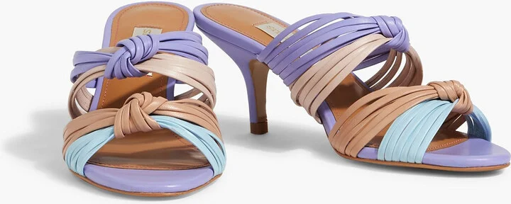 Eli knotted leather mules - Image 2