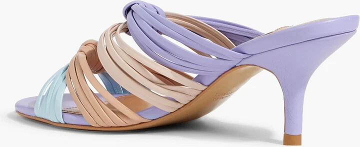 Eli knotted leather mules - Image 3