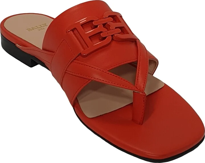Elia 6302987 Ladies Orange River Calf Leather Flats