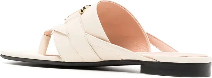 Elia leather flat sandals - Image 3