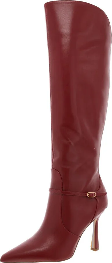 Elia Womens Leather Knee-High Boots