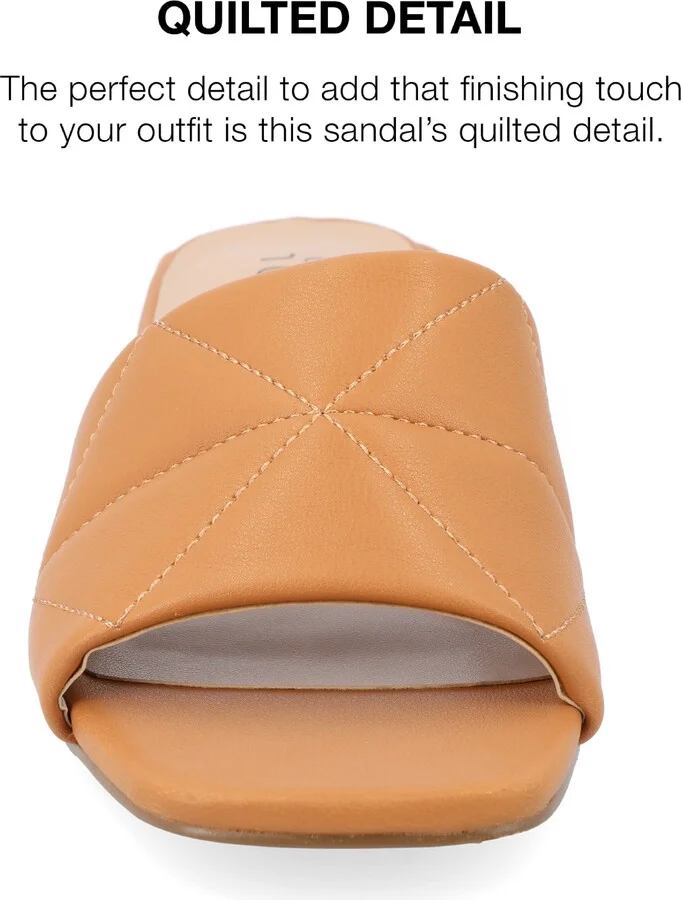 Elidia Quilted Slide Sandal - Image 9