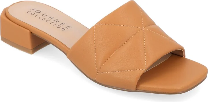 Elidia Quilted Slide Sandal