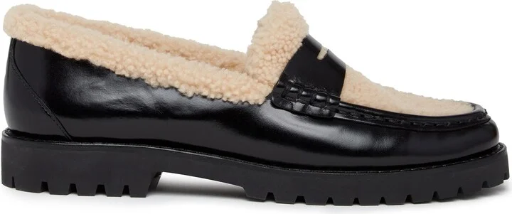 Eliis Genuine Shearling Penny Loafer - Image 3