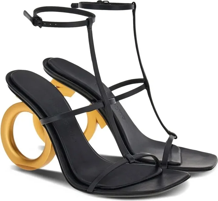 Elina 105mm nappa leather sandals - Image 2