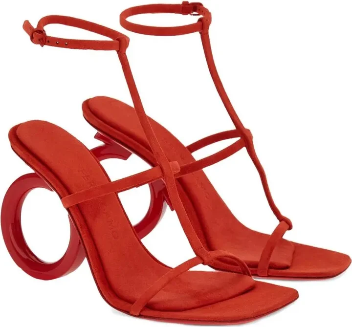 Elina 105mm suede sandals - Image 2